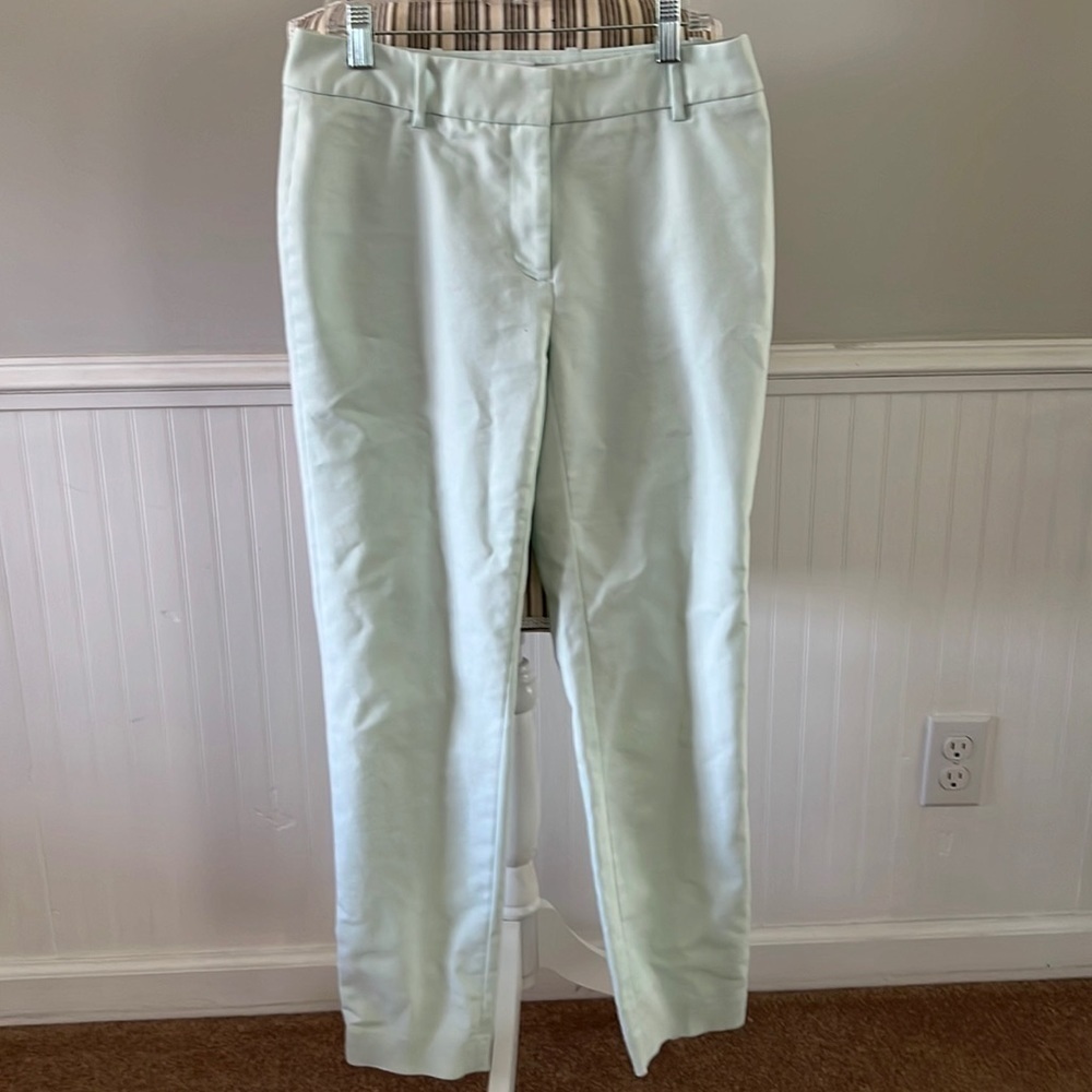 Calvin Klein Mint Green Cotton Pants Size 2